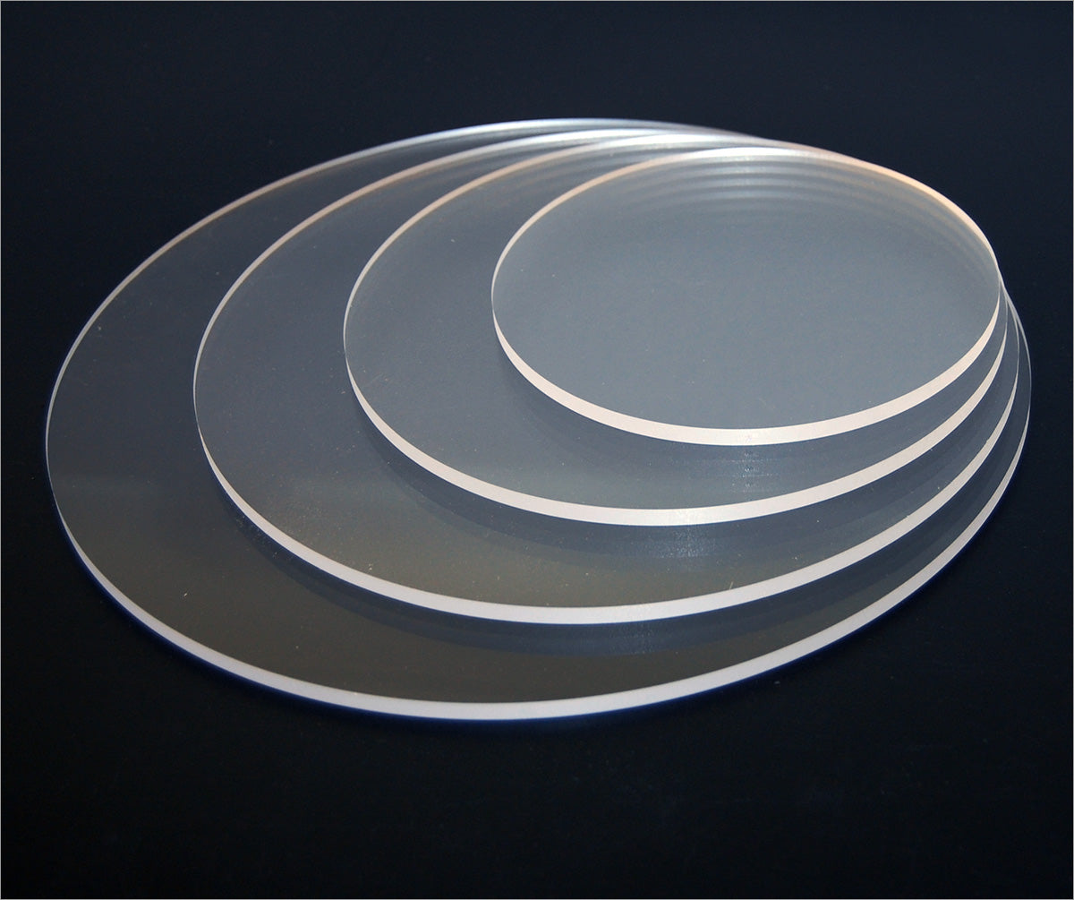 1/4" Black Acrylic Hexagon 5" to 12.5"